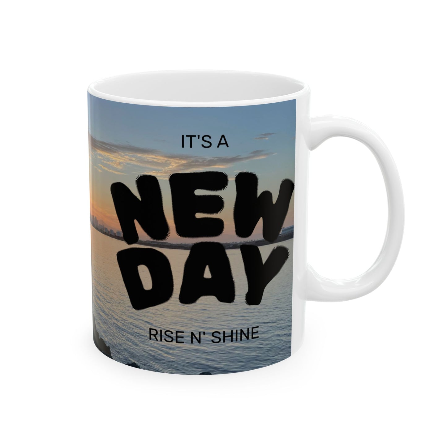 Coffee Mug - Good Morning Ceramic Mug, 11oz & 15oz