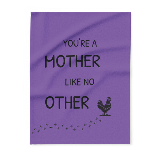 Personalized Motherhood Fleece Blanket, Cozy Gift for Mom, Comfort Blanket, Unique Mother's Day Present, Soft Throw for Home