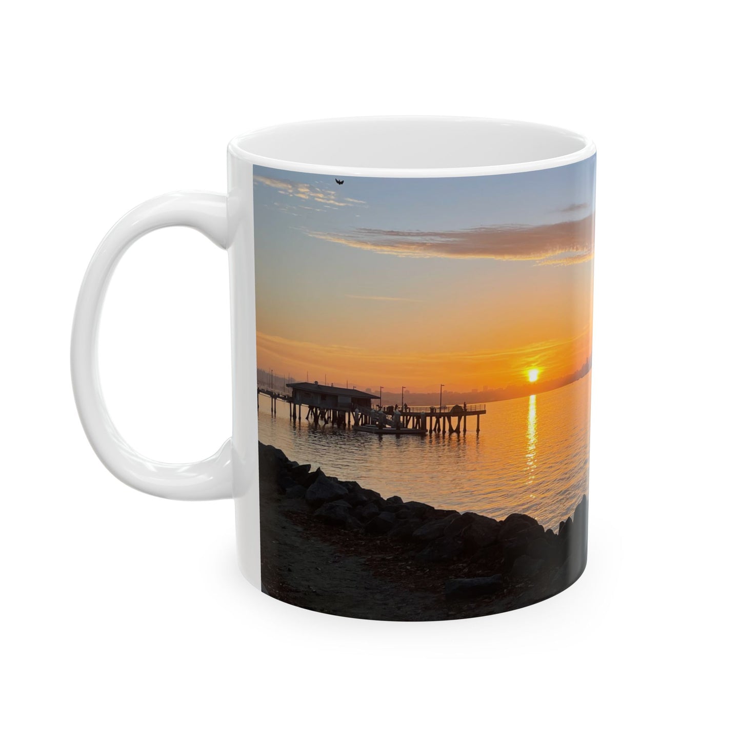 Coffee Mug - Good Morning Ceramic Mug, 11oz & 15oz