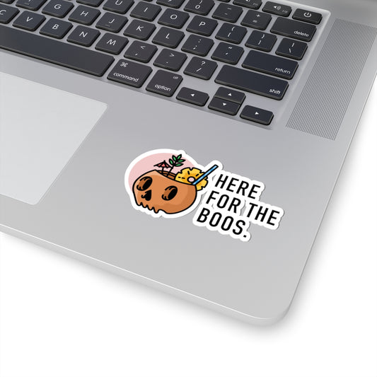 Halloween Themed Kiss-Cut Stickers, Fun Party Decor, Holiday Gift, Seasonal Decor, Laptop Accessories, Drink Lovers