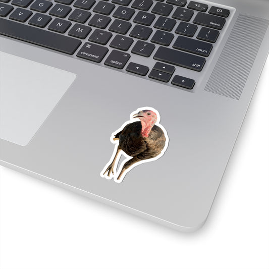 Turkey Kiss-Cut Stickers for Thanksgiving, Thanksgiving Decor, Gift for Turkey Lovers, Laptop Stickers, Cute Animal Stickers